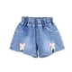 thumbnail image 1 of Pantalones cortos vaqueros de moda para niñas, pantalones cortos vaqueros para niños, pantalones cortos, ropa de abrigo informal, pantalones vaqueros para niñas., 1 of 4