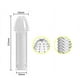 thumbnail image 3 of Juego de anillos para el pene, funda de extensión para el pene con 4 diseños diferentes, cubierta para agrandar el pene con glande vívido, retrasa la eyaculación, juguetes sexuales para hombres, 3 of 9