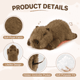 thumbnail image 4 of Capybara Heating Pad for Period Cramps Menstrual Pain Relief, Portable Electric Heat Pads USB Powered, Cute Stuff Capybara Plush Heated Stuffed Animals Gift, Gifts for Women Teen Girls Birthday, 4 of 9