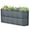 6.6'x2'x3' Gray, variant on KING BIRD 8x2x3 ft Raised Garden Bed 12 in 1 Galvanized Steel Metal Planter Garden Box Outdoor for Gardening, Vegetables, Flowers, Beige