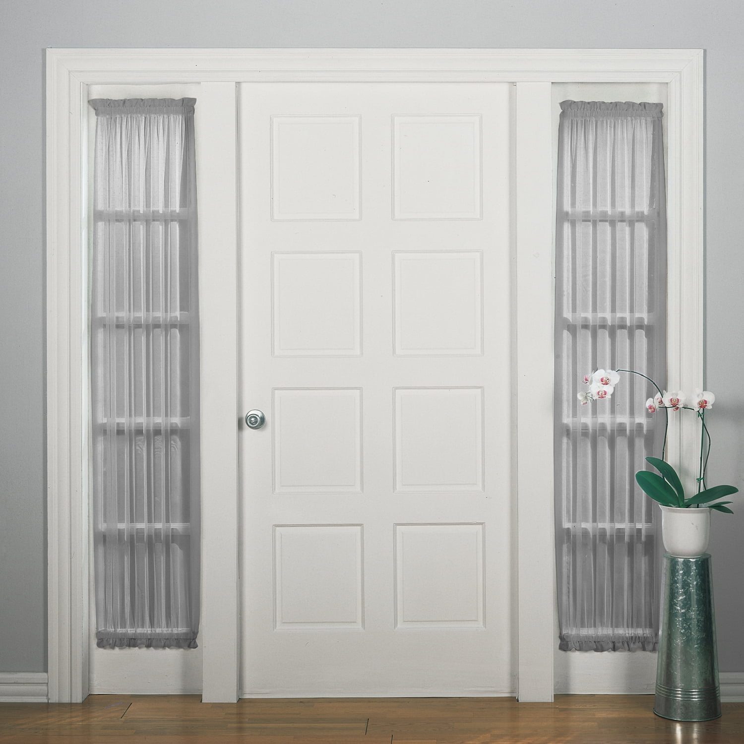 Mainstays Marjorie Sidelight Curtain Panel 28x72 Walmart Com