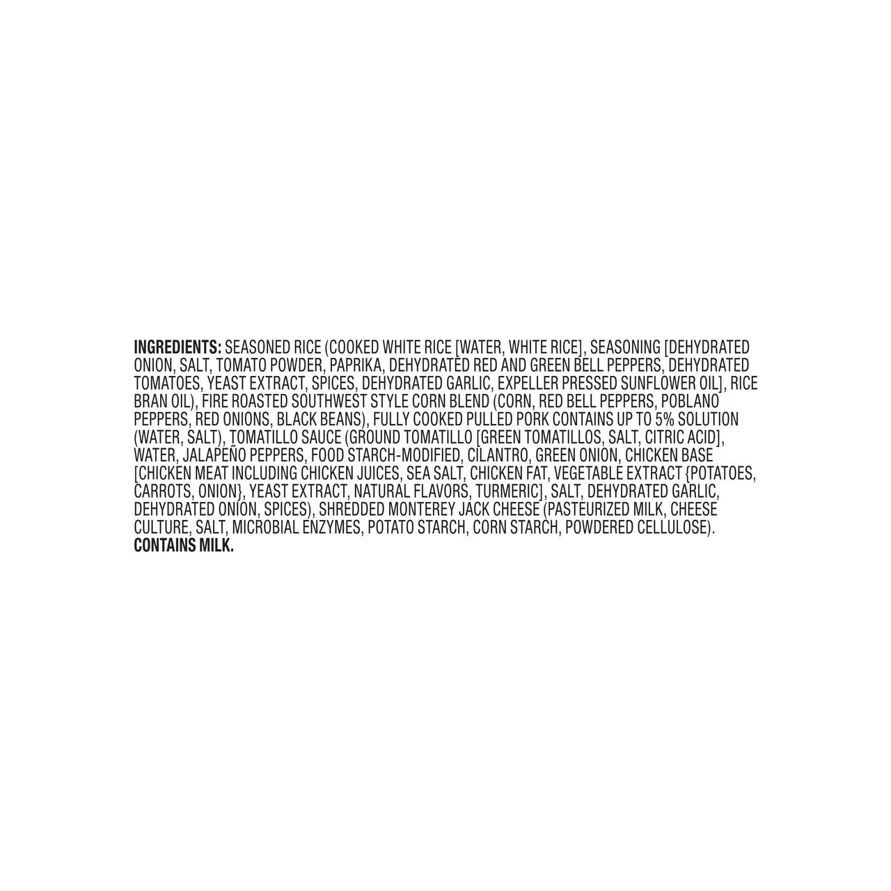 Marketside Pork Carnitas with Seasoned Rice, 12 oz, Prepared Meal, Microwave Ready, Fresh