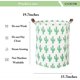 thumbnail image 2 of Laundry Hamper Set of 2 Collapsible Laundry Hamper, Canvas Laundry Hamper, Dirty Laundry Hamper with Handles for Home, Office, Dorm (Cactus), 2 of 4