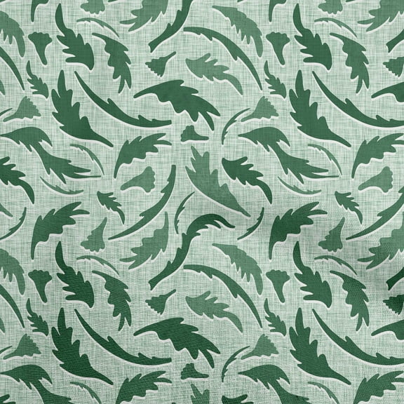 oneOone Georgette Viscose Dark Green Fabric Asian Block Sewing Craft Projects Fabric Prints By Yard 42 Inch Wide