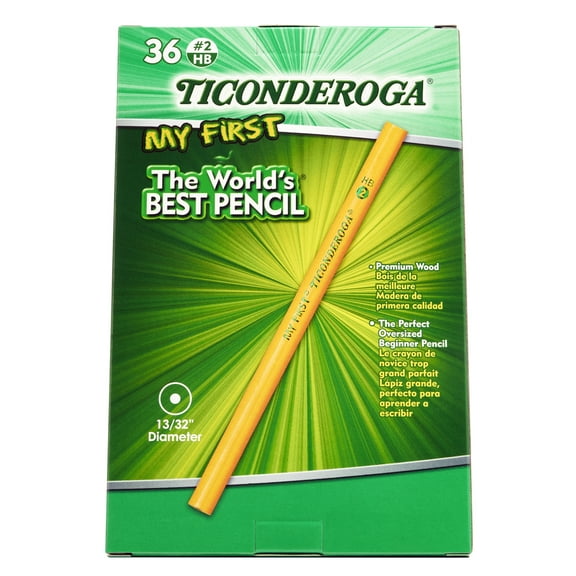 Ticonderoga My First Ticonderoga Pencil without Eraser, 36 Count