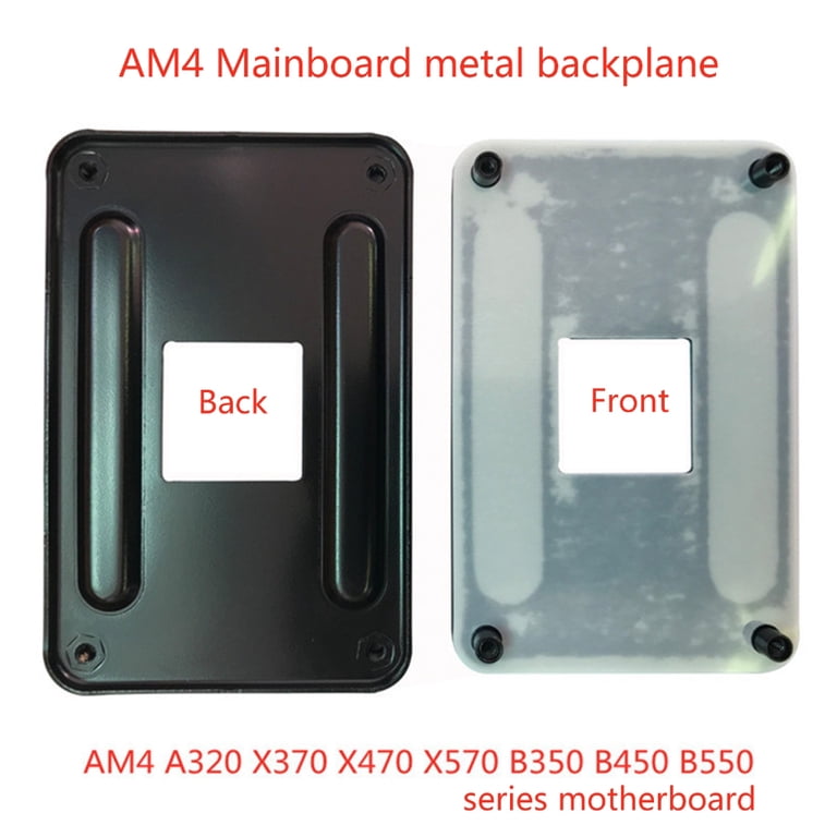 Essential AM4 Metal Motherboards Backplate for Secure AMD4 Coolers