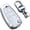 White, variant on Keyless Brown Flip Key Fob Cover for Audi Q3 Q7 A3 A1 TT R8 Metal Leather Key Case Shell with Keychain,Black