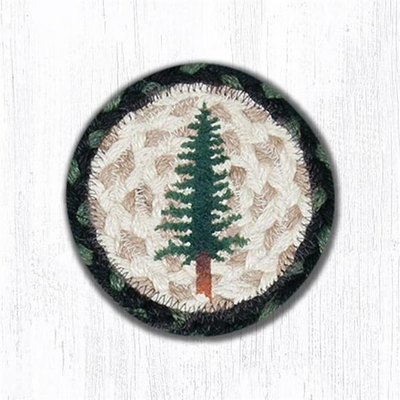 Capitol Importing 31-IC116TT 5 in. Tall Timbers Individual Coaster Rug