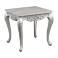 thumbnail image 3 of Miekor Furniture Melrose Traditional Style End Table Made with wood in Silver Finish B5A1160, 3 of 5
