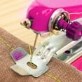 thumbnail image 3 of Staron under $5 Mini Handheld Sewing Machine Portable, Stainless Steel Fabric Clothes Quick Repair, Curtain Rod Pocket Mending Tool, Emergency Stitch Fix Kit for Travel, 3 of 4