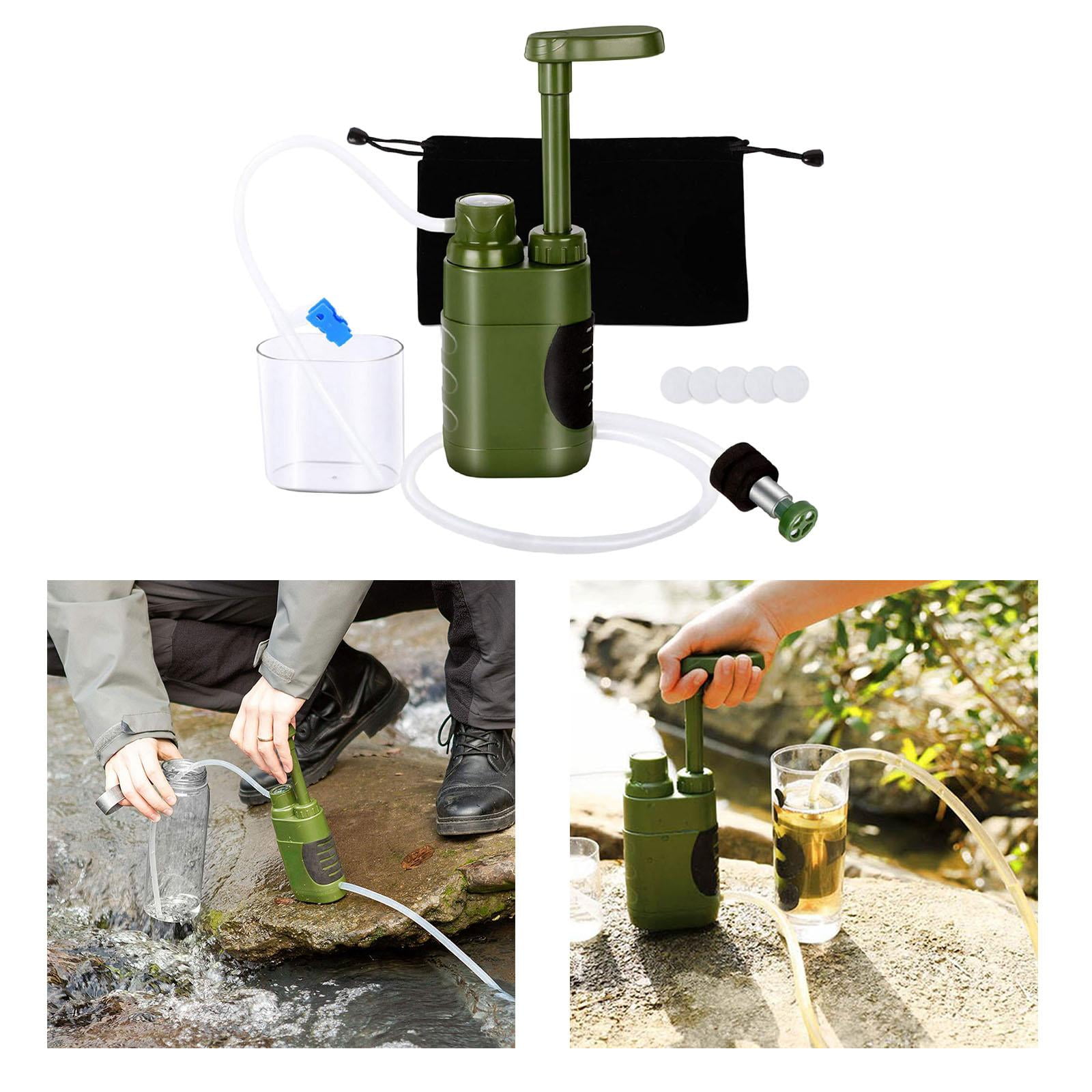 Axioma Portable Outdoor Survival Water Filter Personal Gravity Purifier Filtration, for