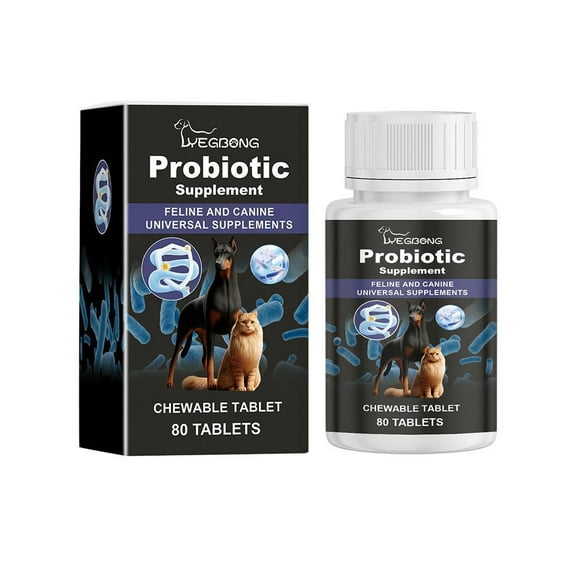 Dog Probiotic Supplement - Hip and Joint Supplement Hot Dog For Older,Stiff B8N8