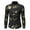 Black, variant on TIHLMK Mens Long Sleeve T Shirts Men Nightclub Shiny Golden 3D Rose Printed Slim Fit Button Down Party Dress Shirt