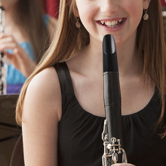 HONMEET Smooth Black Plastic Clarinet Mouthpiece Replacement Part for High Pitch B Clarinet