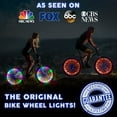 thumbnail image 4 of Activ Life LED Bike Wheel Lights with Batteries Included, Get 100% Brighter and Visible from All Angles for Ultimate Safety & Style (2 Tires, Orange), 4 of 8