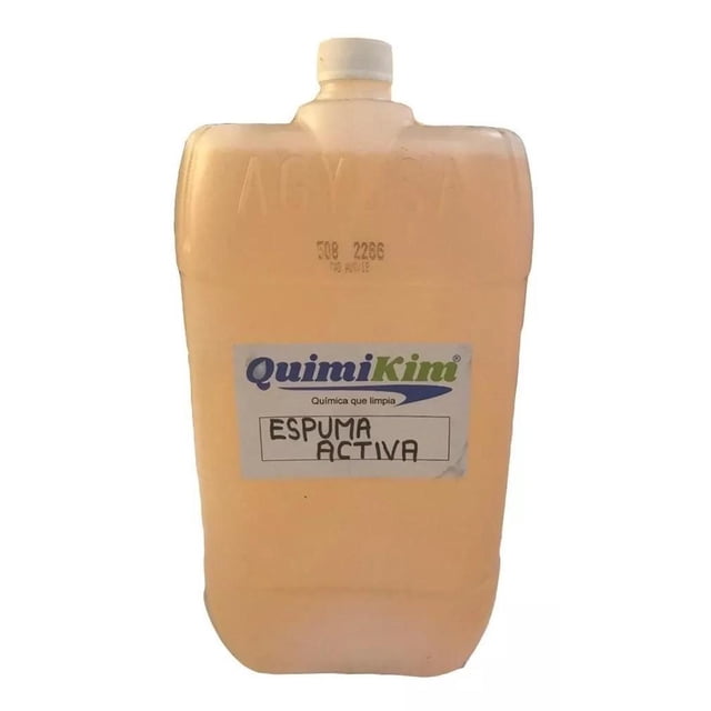 Shampoo Para Autos Espuma Activa Con Cera Y Teflón 20 Litros Quimikim Concentrado
