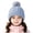 a36-Grey, variant on KPOPLK Baby Beret Hat Toddler Winter Knitted Beanie Cap Solid Color Little Boys Girls Knit Fleece Hat(2-10 Years,White)