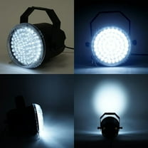 Efavormart 10 Watt White 62 LED Stage Backdrop Bright Strobe Spotlight With Brackets For Wedding Birthday Party Event Decoration