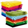 thumbnail image 1 of Bolsas de organza Sukh, 120 unidades, multicolores, 10 x 15 cm, joyería de regalo, 1 of 7