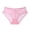 Pink, variant on Crisscross Strap Lace Panties for Women - Mid Lift High Elasticity Briefs, Soft Breathable 3-Sided Base Layer for Daily Wear