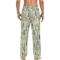 thumbnail image 3 of Cactuses in Flower Men's Pajama Pants Lightweight Sleepwear Bottom Lounge Pants, 3 of 6