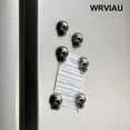 thumbnail image 5 of WRVIAU Skull Decor Magnets Set - Metallic Refrigerator Magnets with Blue Eyes - Home Kitchen Office Art Display 6 Pack, 5 of 7