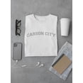 thumbnail image 3 of Carson City, Text. Men T-Shirt, Male Medium, 3 of 4