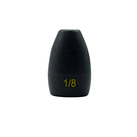 Burnt Tungsten 1/8 oz No Chip Worm Weights