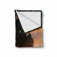 thumbnail image 2 of Sloth Soft Flannel Fleece Throw Blanket, Sunset View at Nature Reserve Exotic Animal Hangs on Big Tree Fauna Jungle, Cozy Plush for Indoor and Outdoor Use, 50" x 70", Peach Black Yellow, by Ambesonne, 2 of 6