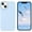 Light Blue, variant on for iPhone 13 Mini Case, iPhone 13 Mini Liquid Silicone Case, Soft Gel Rubber Slim Microfiber Lining Cushion Texture Cover Shockproof Protective , Warm Orange