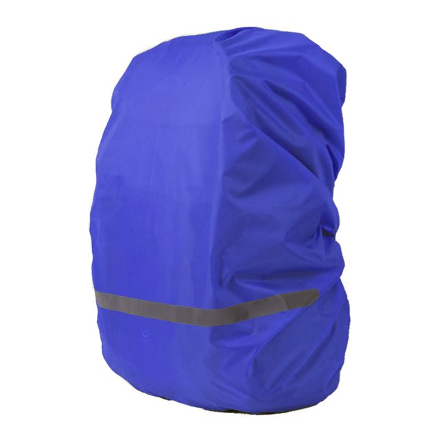 Soidarity Chubasquero ligero reflectante de alta calificación, impermeable, Poncho de lluvia, bolso de hombro ultraligero, impermeable Mochilas de mochilero azul SG Soidarity JJ22863-24