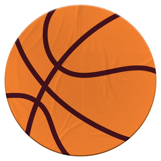 Cobija Manta Frazada Juana Gallo Diseño Redonda de Balón de Basket Ultra Suave y Ligera