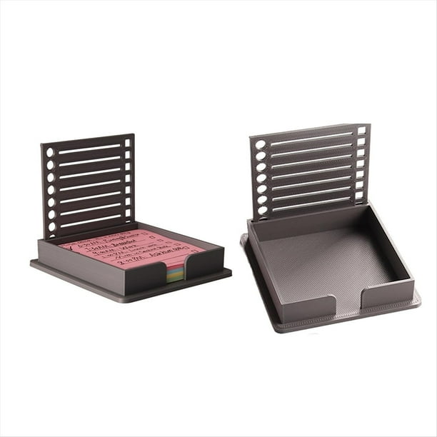 Soporte para Notas Adhesivas con Plantilla, Dispensador de Notas Adhesivas Compatible con Notas, Organizador de Notas para Bloc de Notas,C