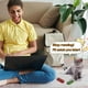 thumbnail image 4 of Mini escarabajo robot eléctrico de 2 piezas, juguete interactivo para gatos que excita y atrae a los gatos acurrucándose persiguiendo diversión, 4 of 7