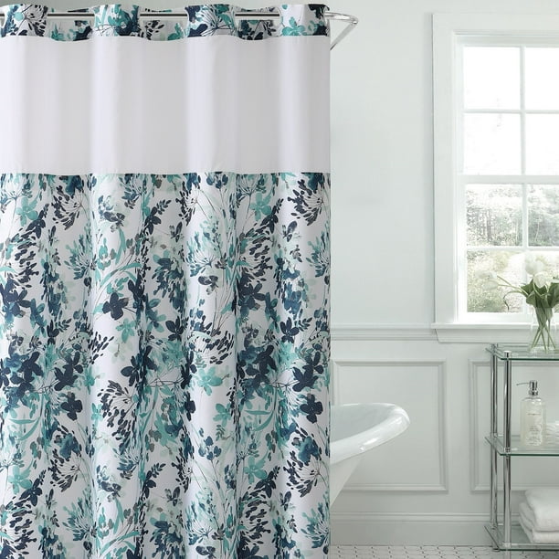 Hookless® Water Color Print Shower Curtain