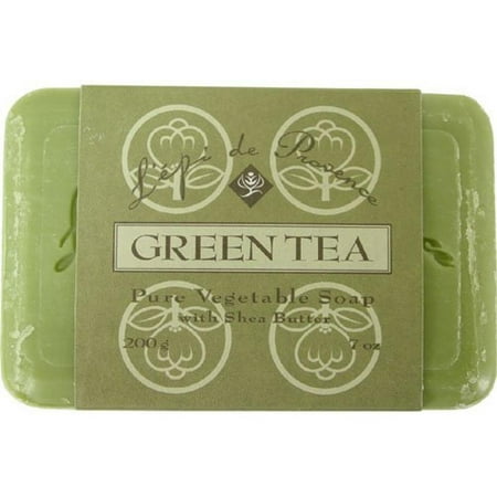 L'epi de Provence Triple Milled Green Tea Shea Butter Vegetable Soaps from France 200g