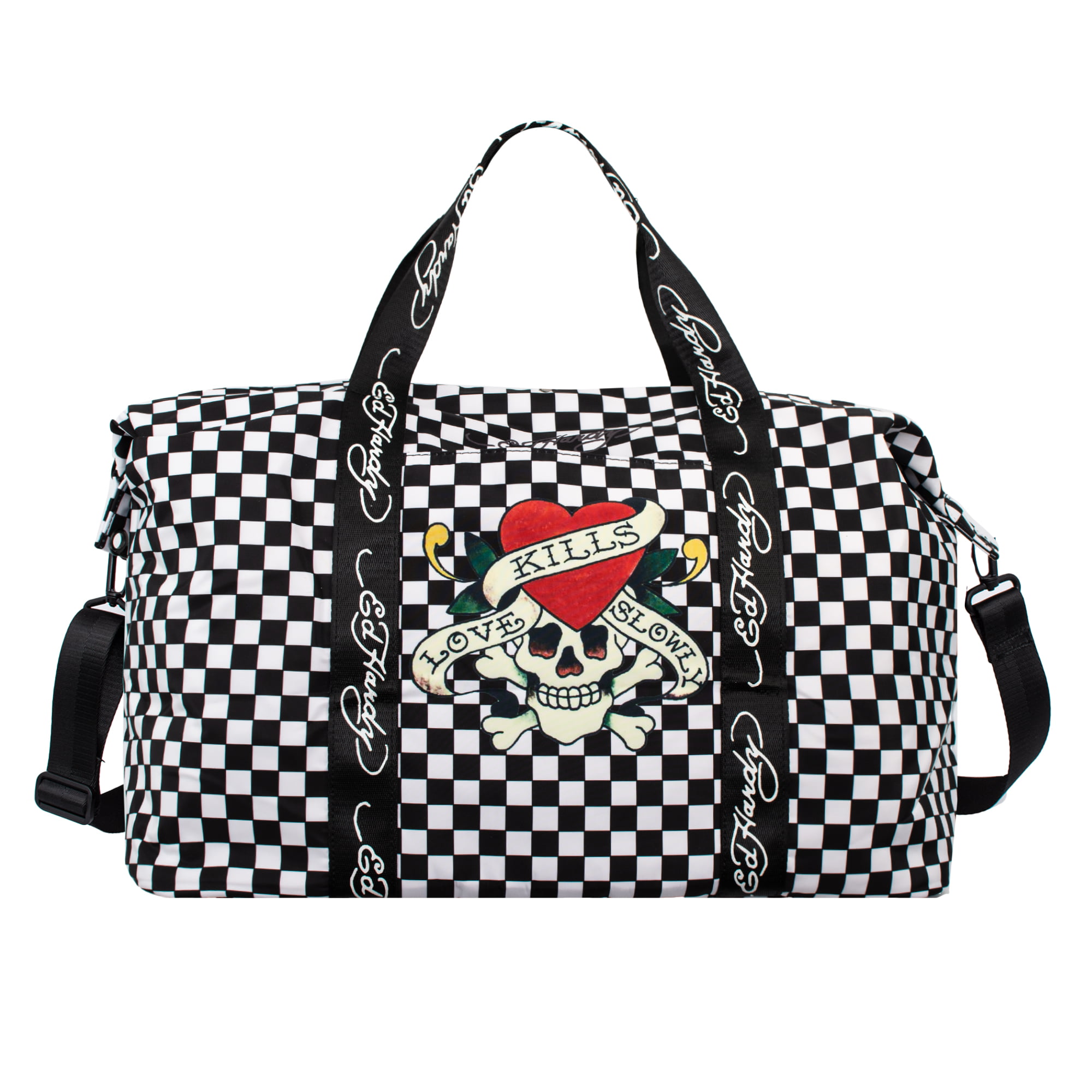 Handbag ED HARDY Black in Polyester - 36105100