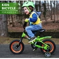 thumbnail image 6 of Jurassic World™ Raptor Kids Bicycle, 12" Wheels, Kids Ages 2-6 Years, Green and Orange, 6 of 12