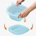 thumbnail image 6 of Portable Foldable Silicone Face Ice Bath Bowl With Built In Tray For Daily Home Morning Spa Skin Care, 6 of 8