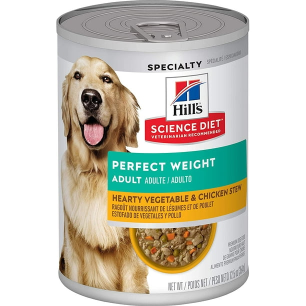 Hill's Science Diet Canned Wet Dog Food, Adult, Perfect Weight for