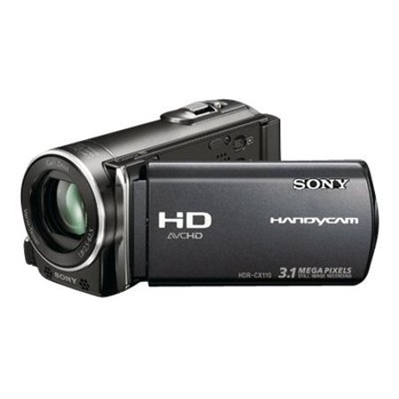 Sony Handycam HDR-CX110 - Camcorder - 1080i - 4.2 MP - 25x optical zoom - Carl Zeiss - flash card