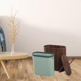 thumbnail image 3 of Cubos de basura de madera con tapa Pequeñas herramientas de de limpieza de estilo nórdico Revestimiento de plástic - Nuez Baoblaze Cubos de basura ovalados, 3 of 8