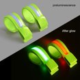 thumbnail image 4 of 2 brazaletes LED de seguridad recargables por USB para correr de noche (Verde), 4 of 8