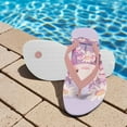 thumbnail image 3 of Psesaysky Axolotl&Daisy Floral Print Flip Flops Girls Sandals Boys Unisex Summer Beach Non Slip Little/Big Kid Outdoor & Intdoor Size 13.5, 3 of 7