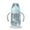 Blue(240ml), variant on Wide Neck Feeding Bottle With Straw Handle Drop Resistant Training Cup Silicone PP Refillable Bottle Multi Color 1PCS 8.1-10.1fl oz
