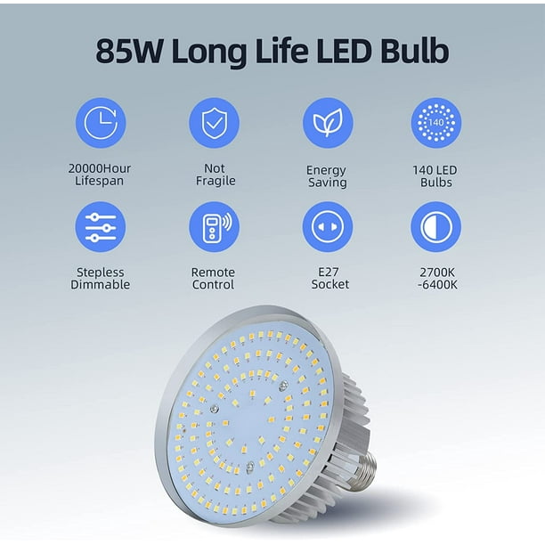 Generic Kit De Lumière LED Avec 10 Ampoules à Intensité Variable
