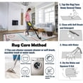thumbnail image 4 of Fresh Multi-Color Versatile Area Rugs, Simple Cream Style Living Room Rug, Indoor Carpet Light Breathable Soft Comfortable, Printed Carpet for Bedroom Study Game Room Kid Room 2 x 3ft, 4 of 6