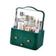 thumbnail image 3 of Organizador de escritorio con cajón Organizador de almacenamiento de maquillaje Cajones de almacenamiento Estuche de maquillaje Verde, 3 of 7