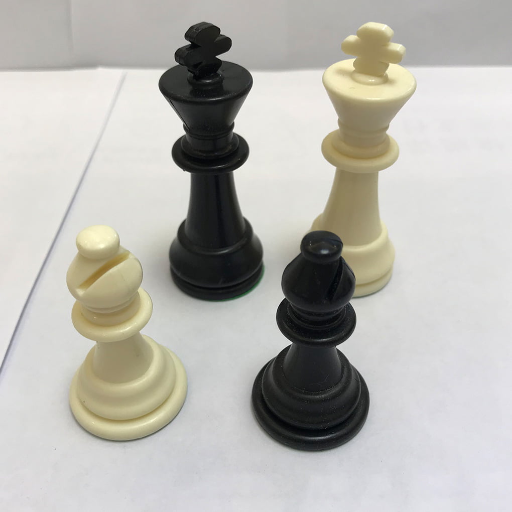 32X/set chess pieces/plastic complete chessmen entertainment games black&whiteYJ 