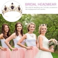 thumbnail image 4 of MasteelfCA 1PC Retro Baroque Crown Rhinestone Crown Hair Accessories for Wedding Festival Party, 4 of 9